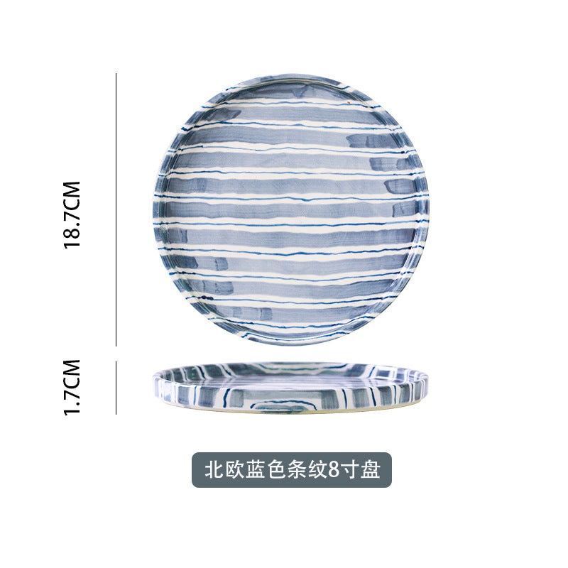 Ceramic coffee cups, plates and saucers sets