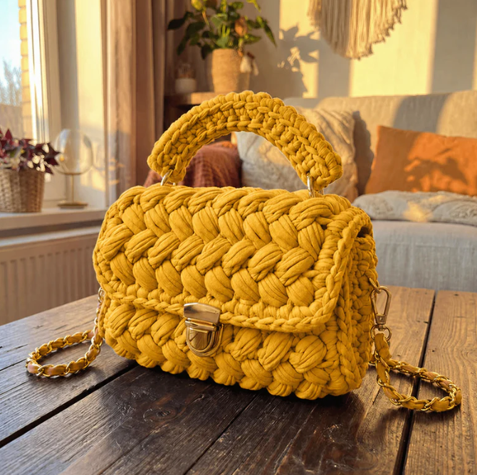 hand-woven bag