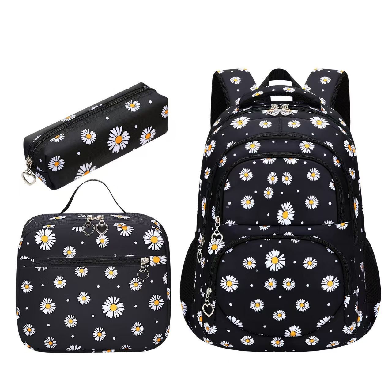 Little Daisy Student Schoolbag, Three-piece set