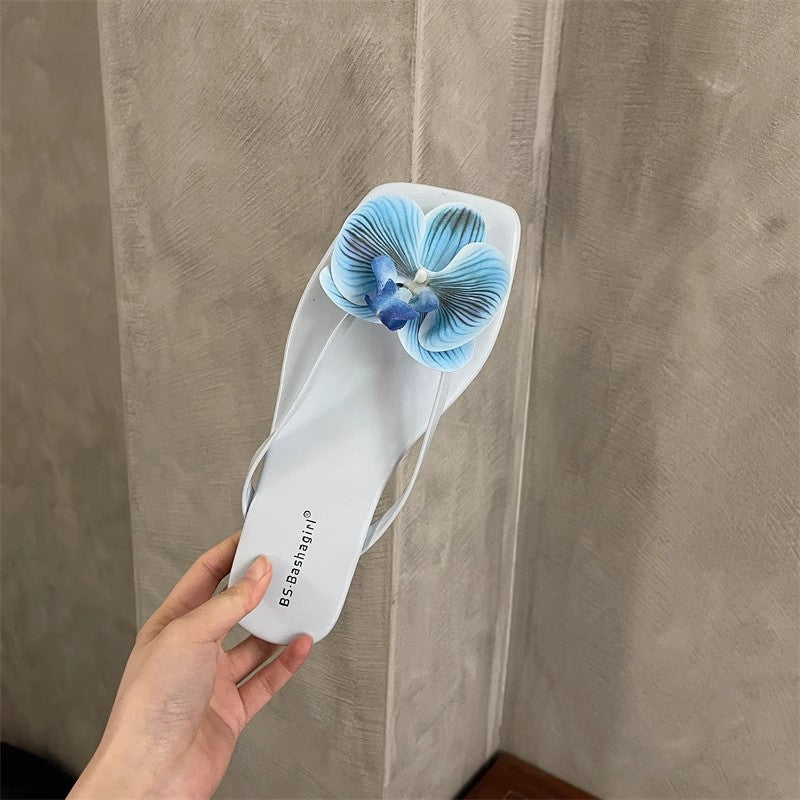 petal flip-flops