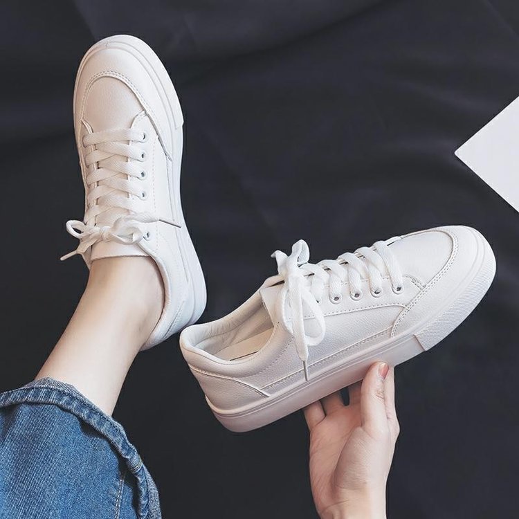 all white women's sneakers women's lace-up low top