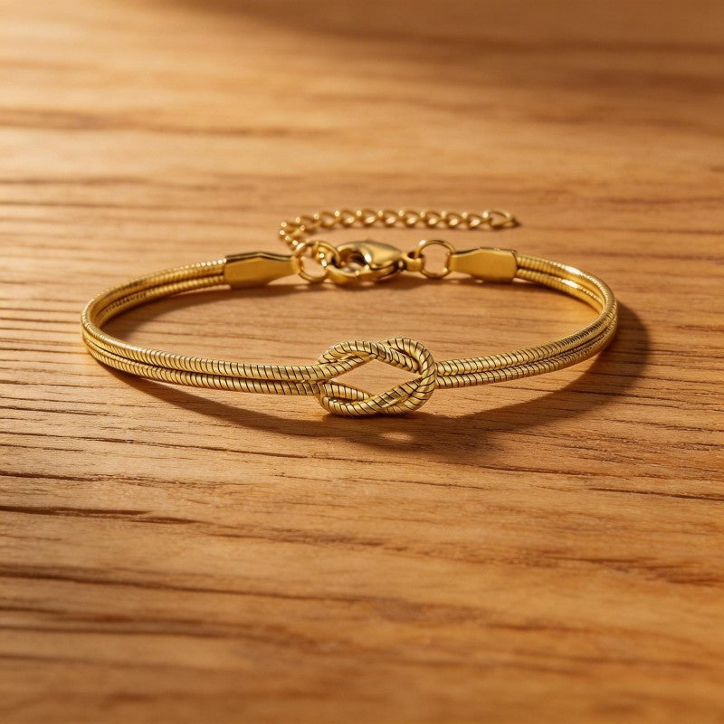 Knotted bracelet