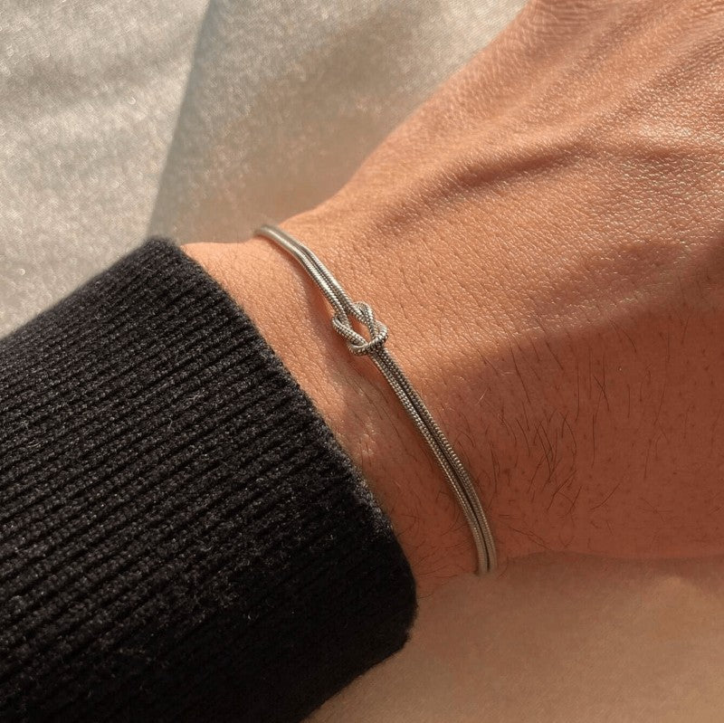 Knotted bracelet