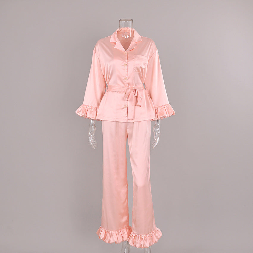 ruffled pajamas