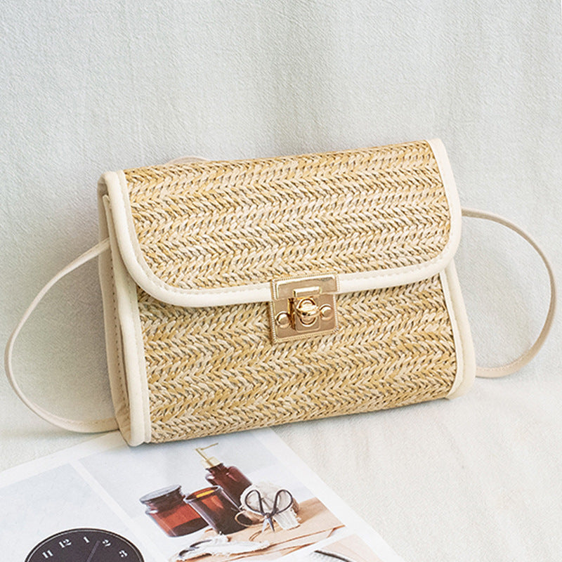 straw woven bag