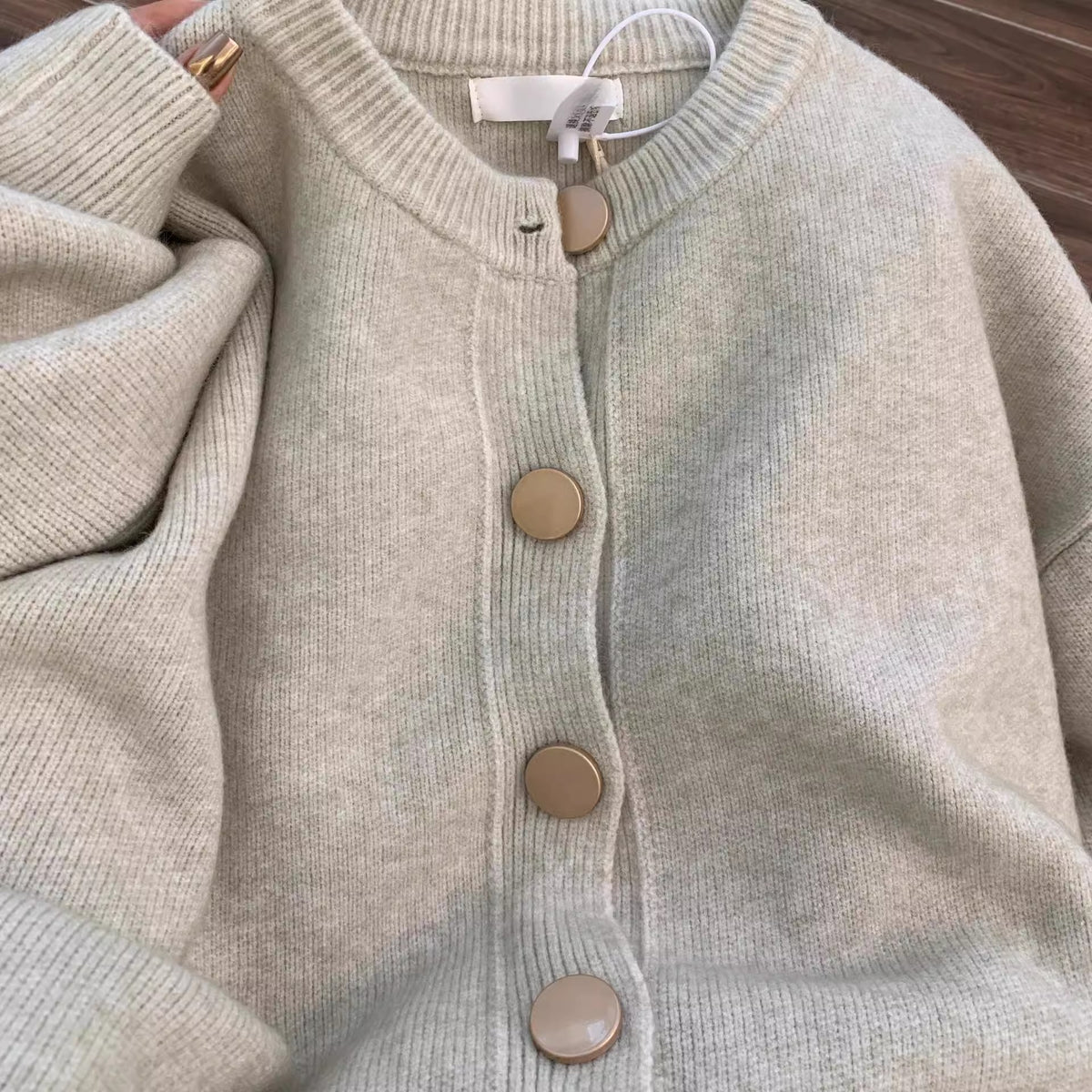 knitted cardigan
