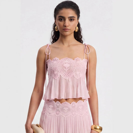 Women's Lace Chiffon Two-piece set