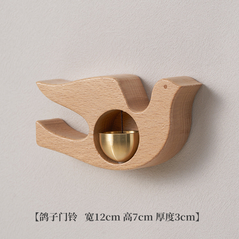 Suction doorbell wind chime