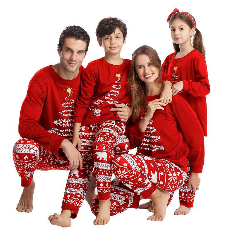 family holiday matching pajamas