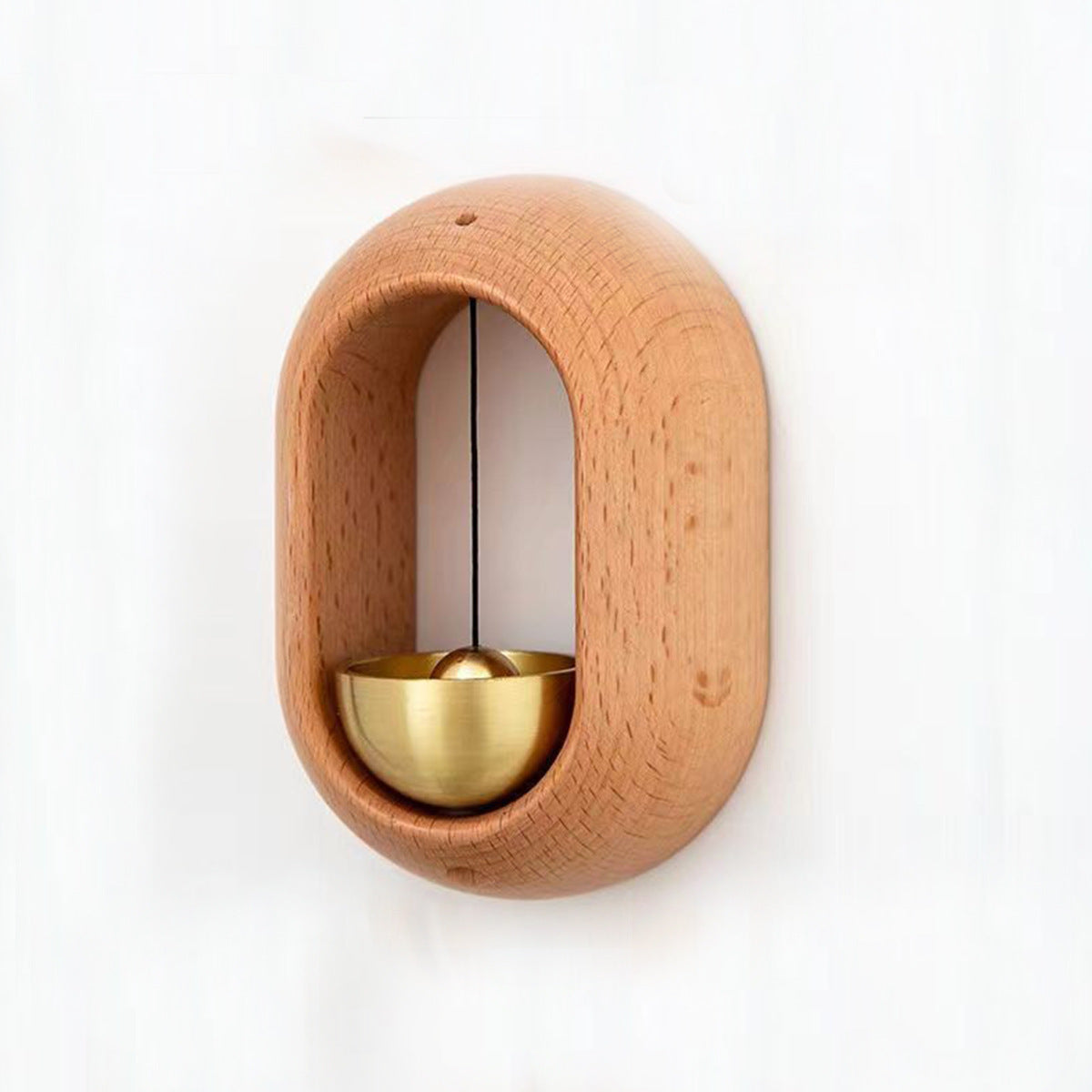 Suction doorbell wind chime