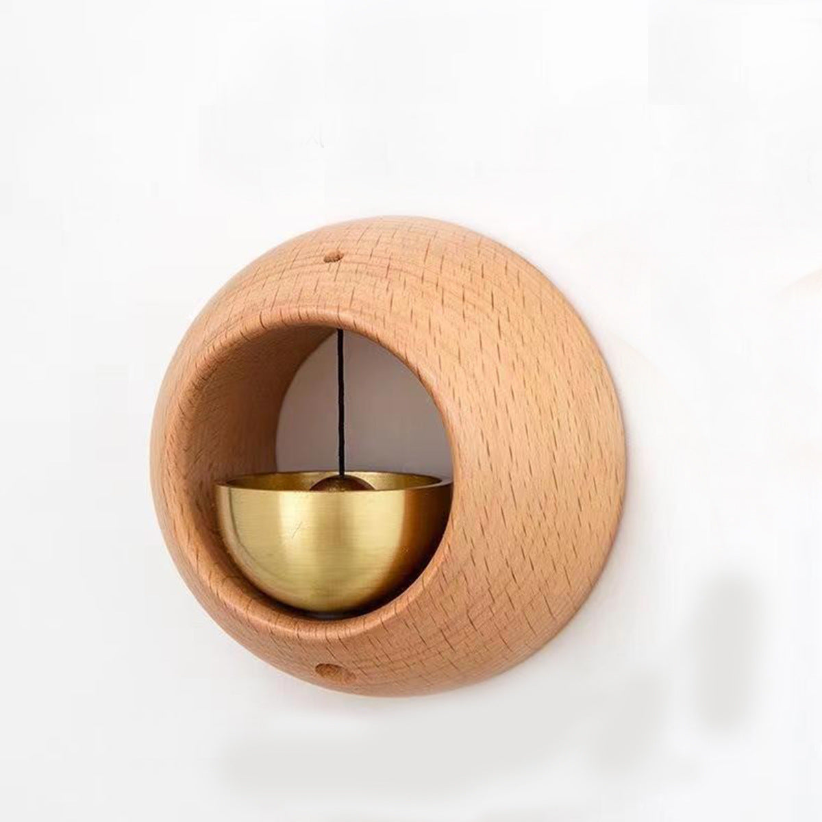Suction doorbell wind chime