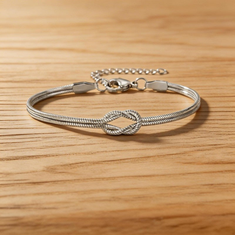 Knotted bracelet