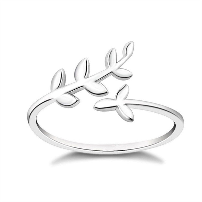 Olive leaf ring