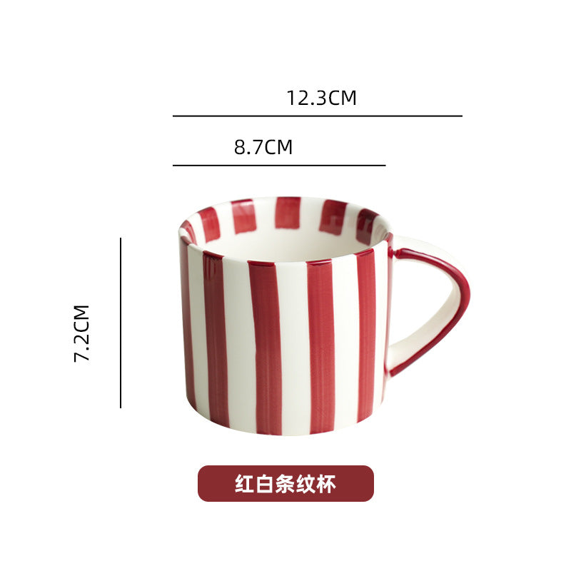 Ceramic coffee cups, plates and saucers sets