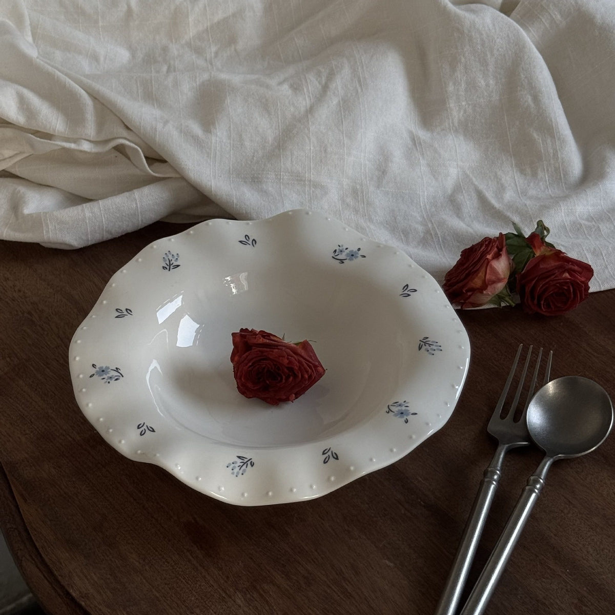 abstract wave ceramic plates