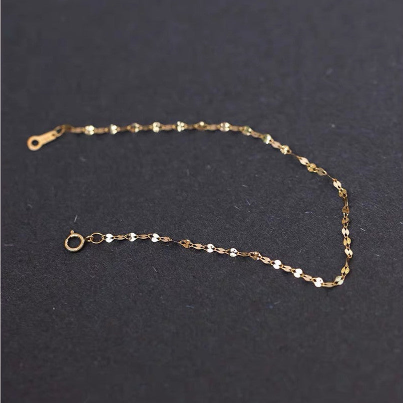 S925 14K-plated ultra-fine bracelet