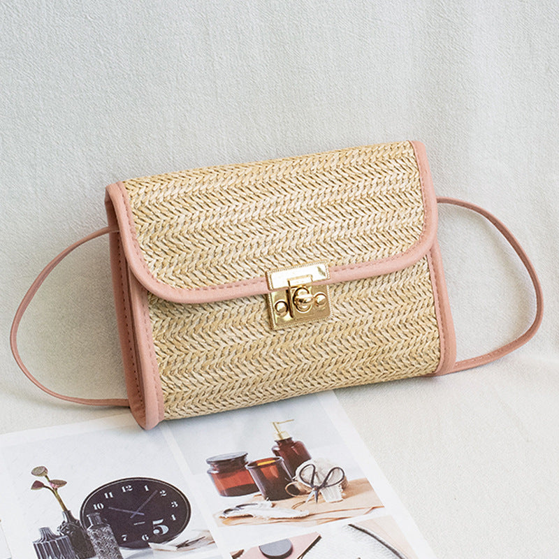straw woven bag