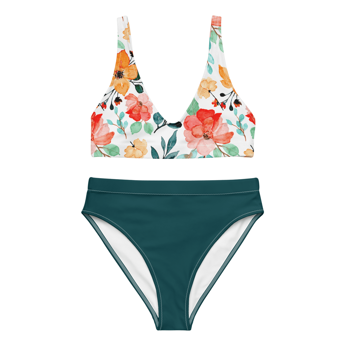 Watercolour Flowers | Floral Bikini